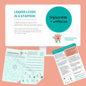 Pakket: Zo kies je een leuk leesboek (digibordles & werkblad)